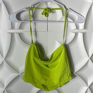 NWT Andie swim the Aruba top green NELM. M